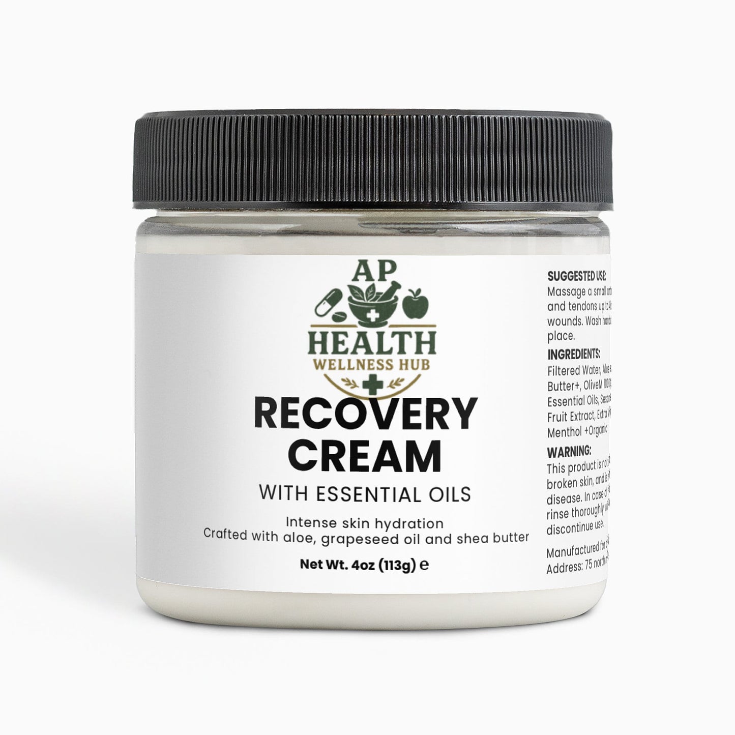 AP health wellness hub Body Care Recovery Cream Recovery Cream - AP health wellness hub