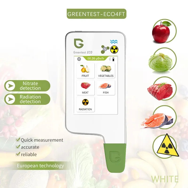1T 2FT 3FT 4FT 6T Food Safety Detector Food Nitrate Tester Fruits and Vegetables Meat Radiation Nitrate Detection Health Care
