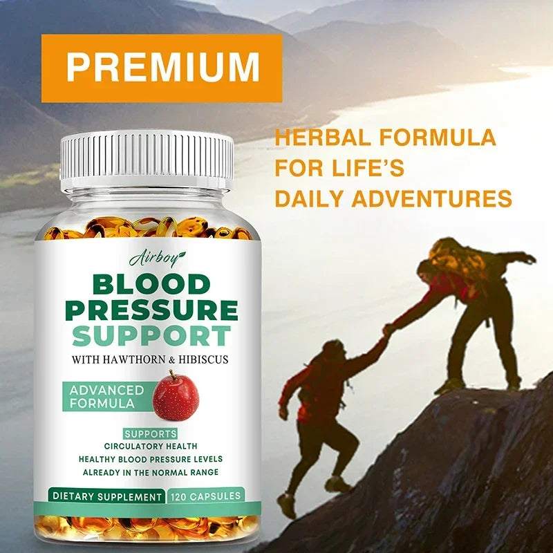 Blood Pressure Supplement - Support Blood Flow, Improve Heart and Vascular Health