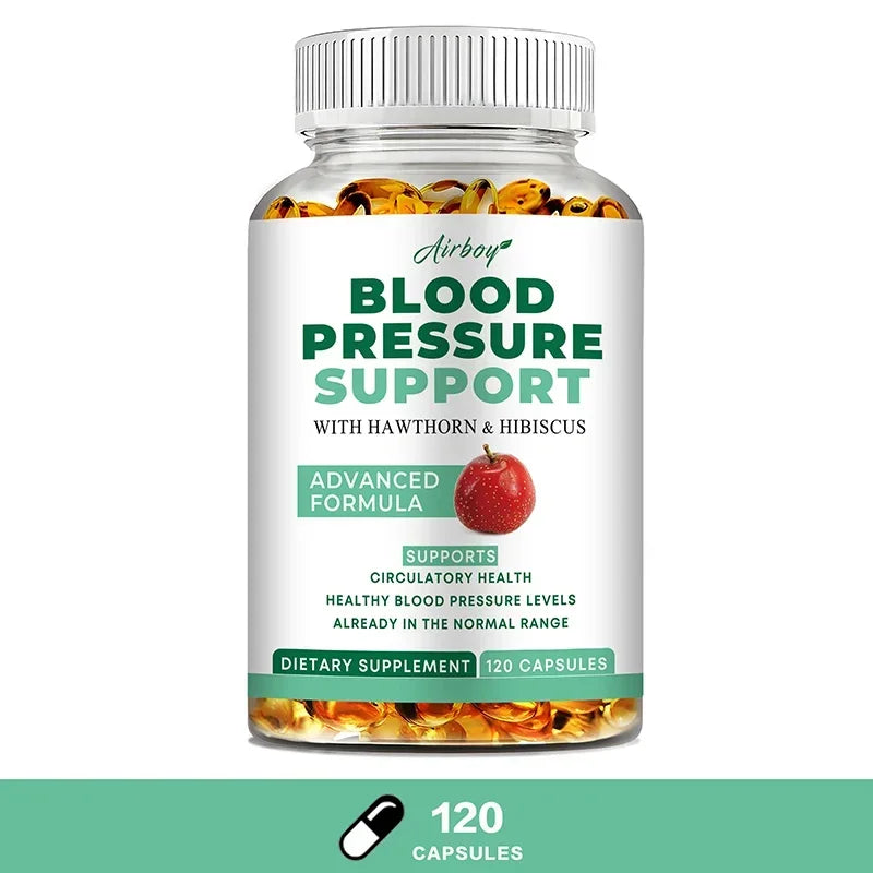 Blood Pressure Supplement - Support Blood Flow, Improve Heart and Vascular Health