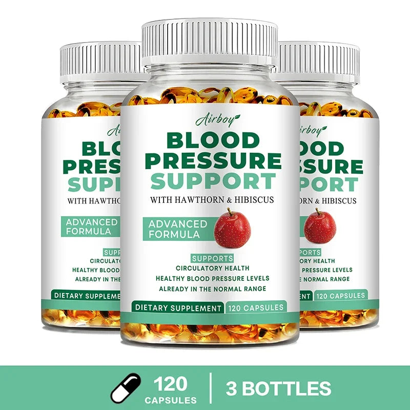 Blood Pressure Supplement - Support Blood Flow, Improve Heart and Vascular Health