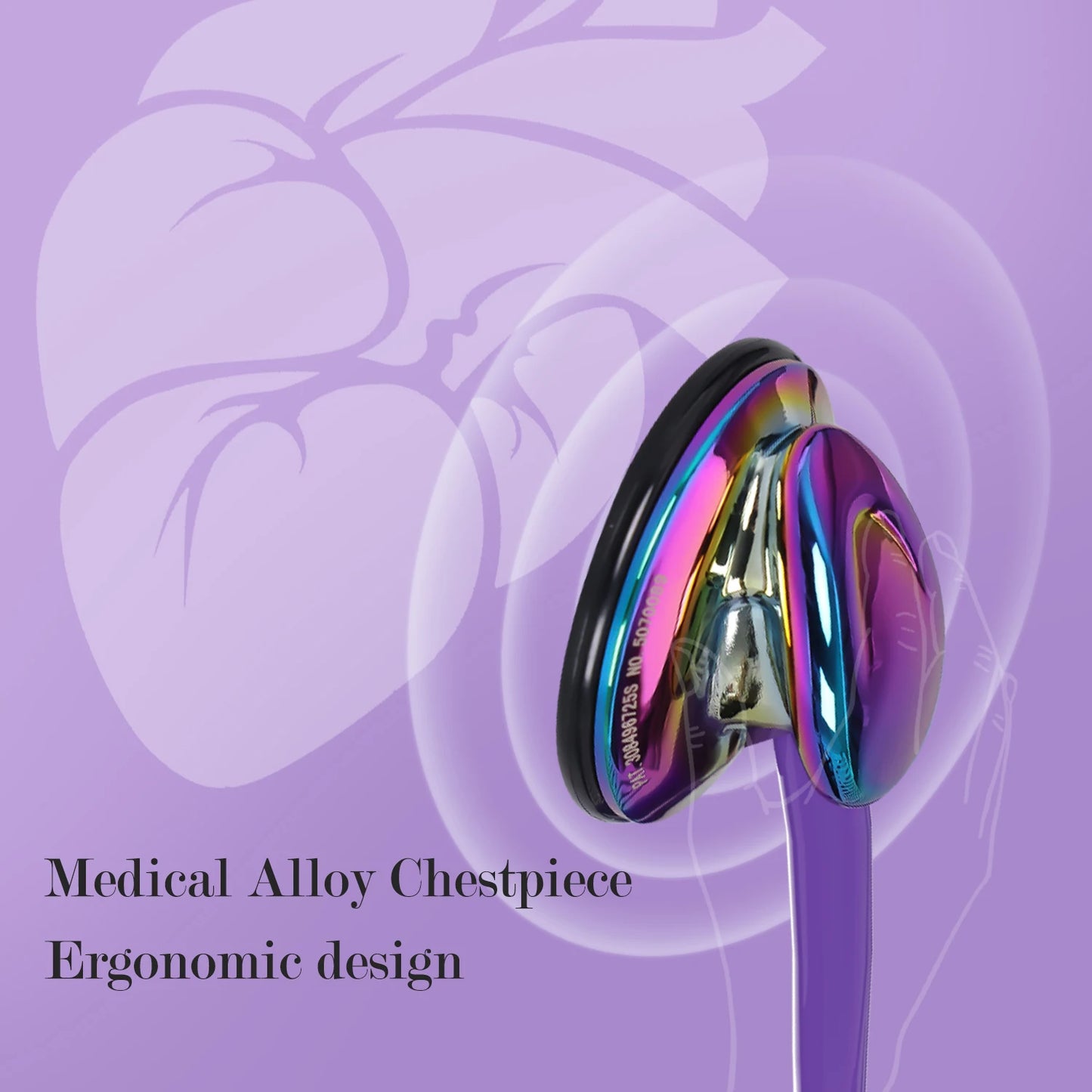 Medical Professional Stethoscope Single Head Stethoscope For Nurse Medical Cardiology Stethoscope Engrave Name Health Care