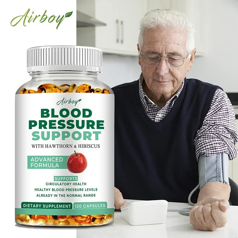 Blood Pressure Supplement - Support Blood Flow, Improve Heart and Vascular Health