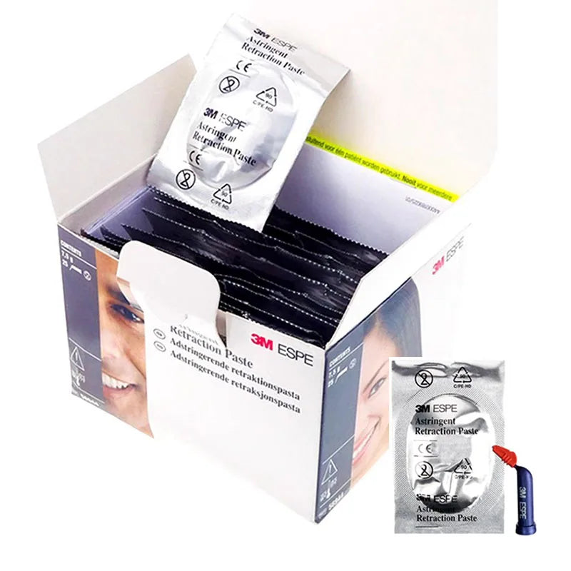 Dental Materials 3M ESPE Astringent Retraction Paste 0.3g/piece Hemostatic and Gum Drainage Disposable Supplement Capsule