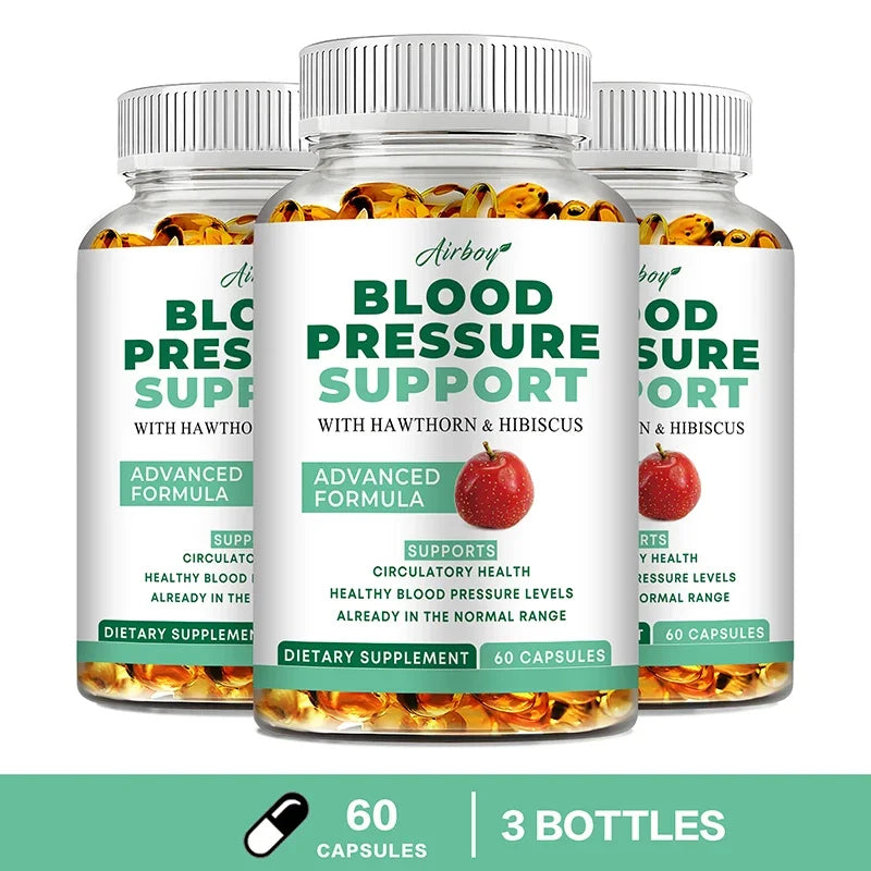 Blood Pressure Supplement - Support Blood Flow, Improve Heart and Vascular Health