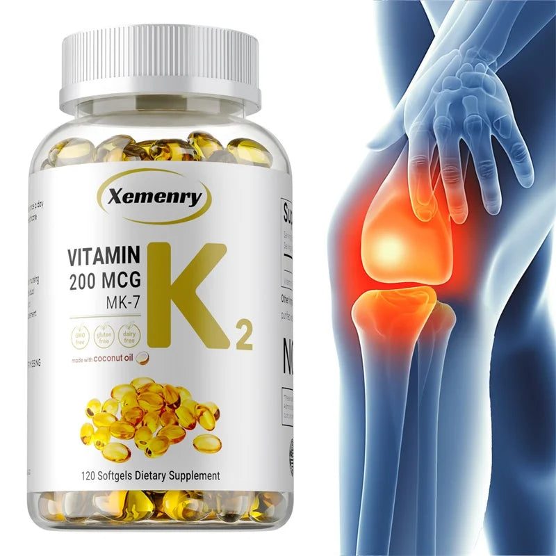 Vitamin K2 MK-7 Supplement - for Immune, Joint, Dental & Heart & Bone Health
