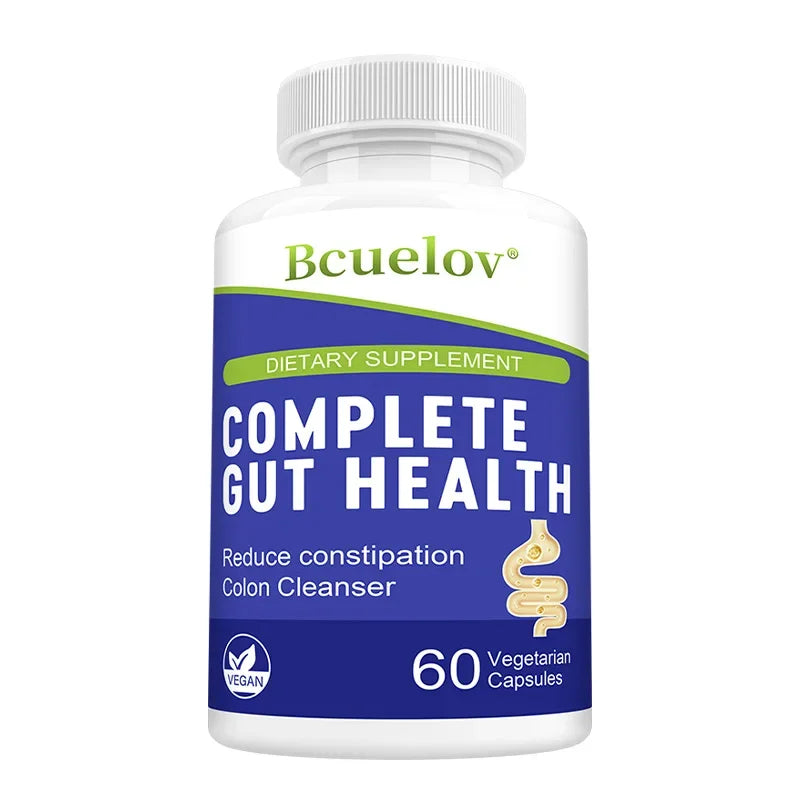 Gut Health Supplements Capsules - Support Gut Health, Improve Digestion, Immune Support, Cleanse Detox Intestine