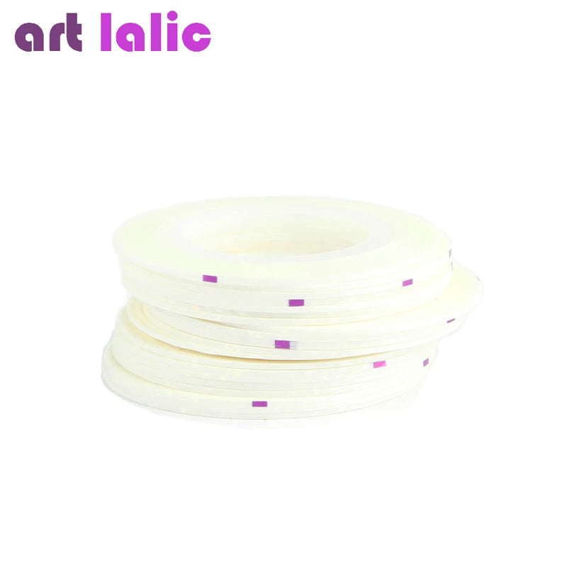 10 Rolls Nail Art Striping Tapes, Nail Liner Stickers, Nail Decals, 1mm Adhesive Stickers for Nail Tips Styling