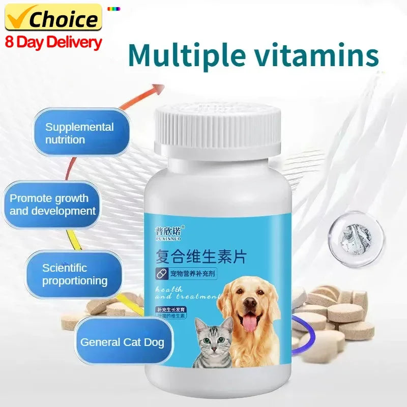 Newest Vitamin Anti-hair Loss Universal Nutritional Supplement for Dogs and Cats Brightens Hair Color and Improves Hair Quality