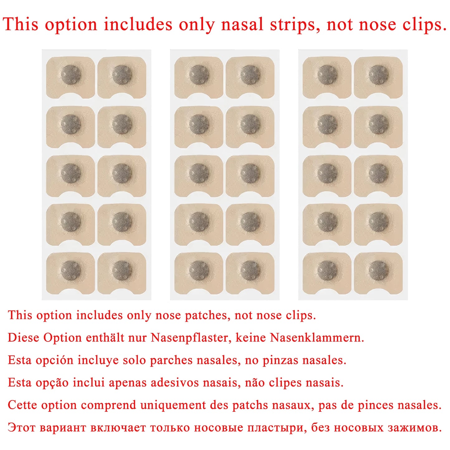 30Days/Box Nasal Breathing Dilators Kits Magnetic Nose Clip Strips Increase Sports Air Intake Improve Sleeping Anti Snoring