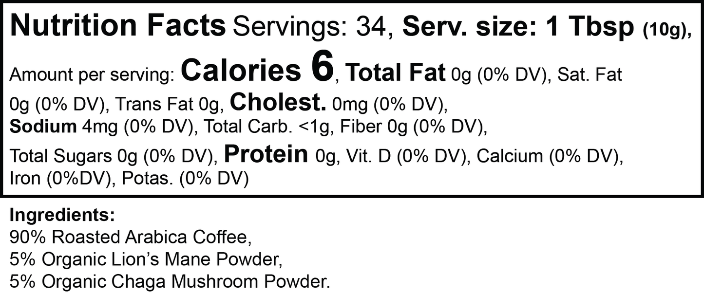 AP health wellness hub Coffee & Tea Vitality Mushroom Coffee (Medium Roast) Vitality Mushroom Coffee (Medium Roast) - AP health wellness hub