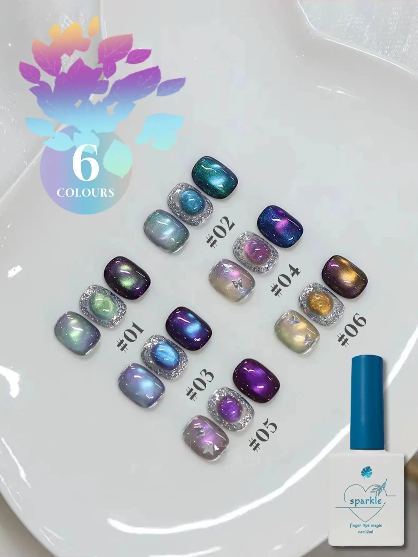 Sparkling Cat Eye Nail Kit
