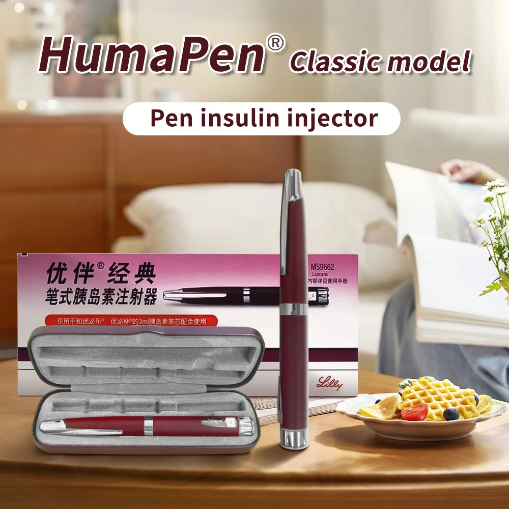 HumaPen Handhold Insulin 3ml for Adults Blood Sugar Injection Pen Controlled Dose Painless Health Care Diabetes and Lose Weight