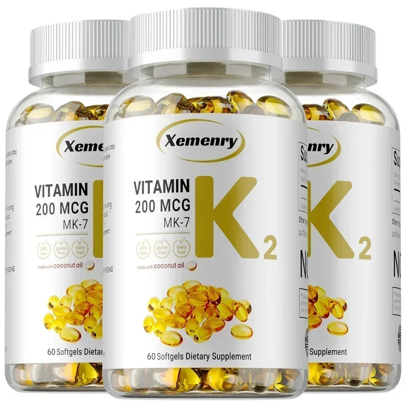 Vitamin K2 MK-7 Supplement - for Immune, Joint, Dental & Heart & Bone Health