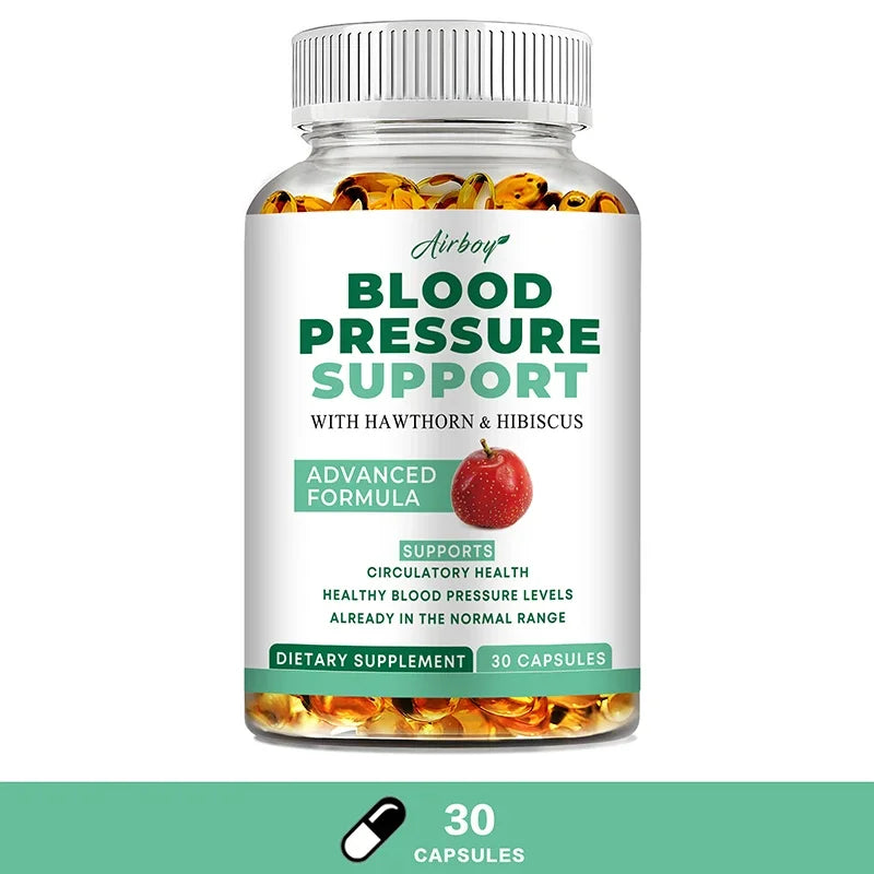 Blood Pressure Supplement - Support Blood Flow, Improve Heart and Vascular Health