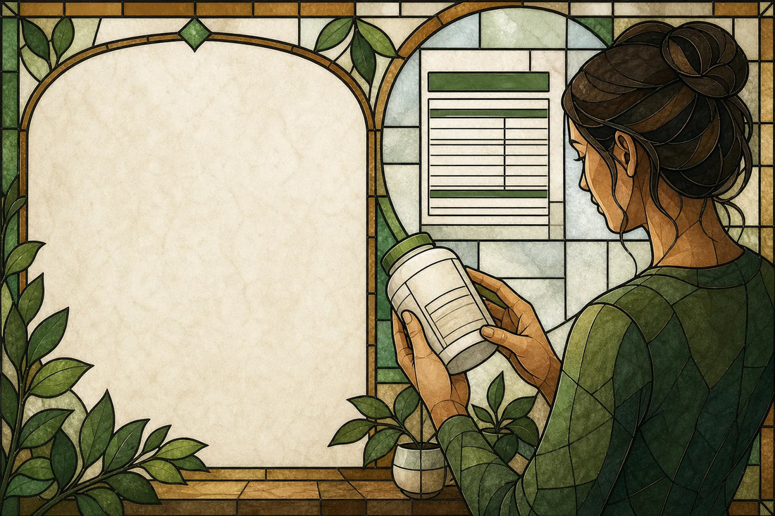 How to read supplement labels by finding the Supplement Facts panel and required package details.