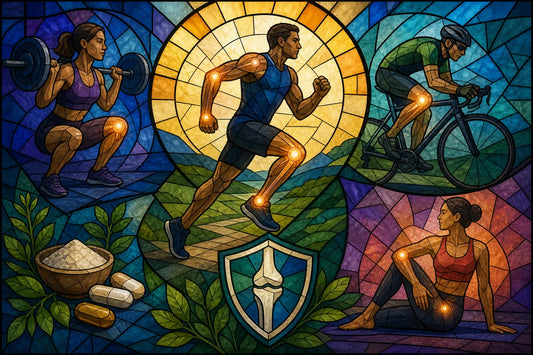Editorial illustration for Best Joint Support Supplement for Athletes