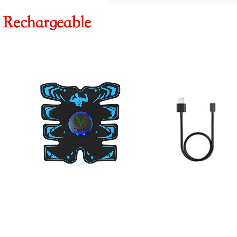 EMS Muscle Stimulator Smart Electric Fitness Abdominal Training Weight Loss Stickers Muscle Relax Body Slimming Shaping Massager