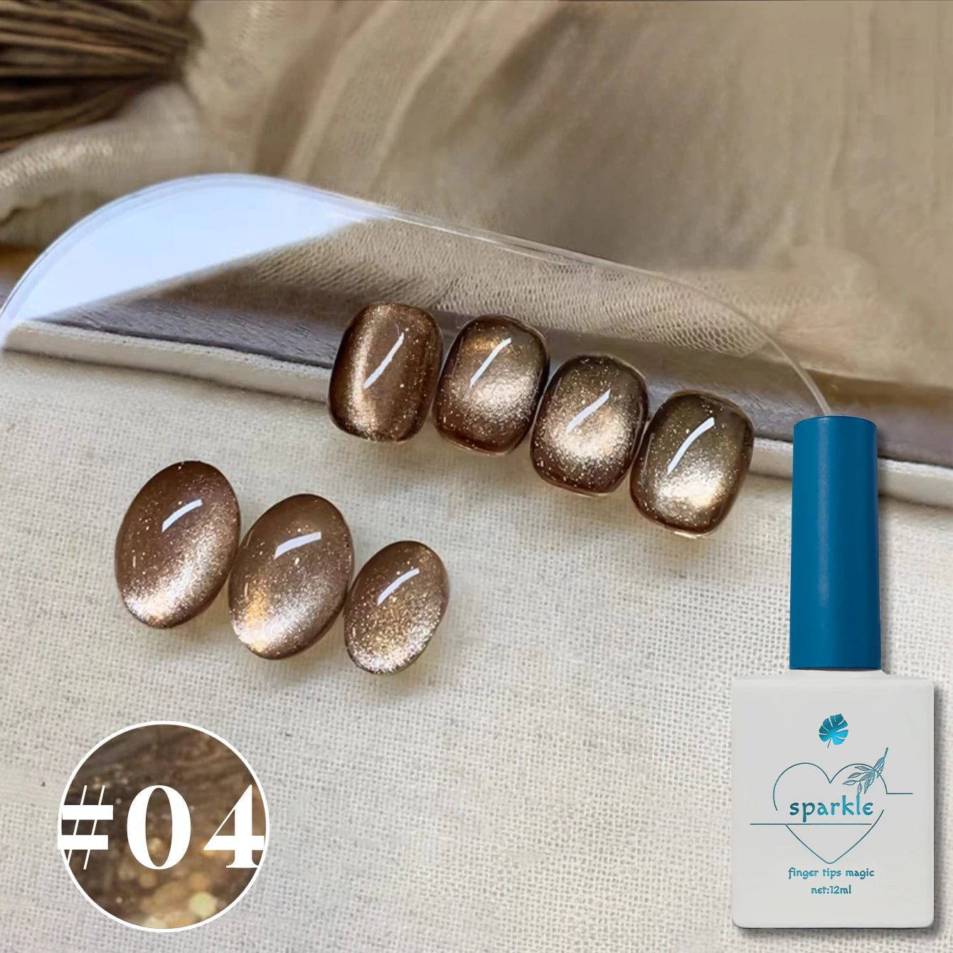 Sparkling Cat Eye Nail Kit