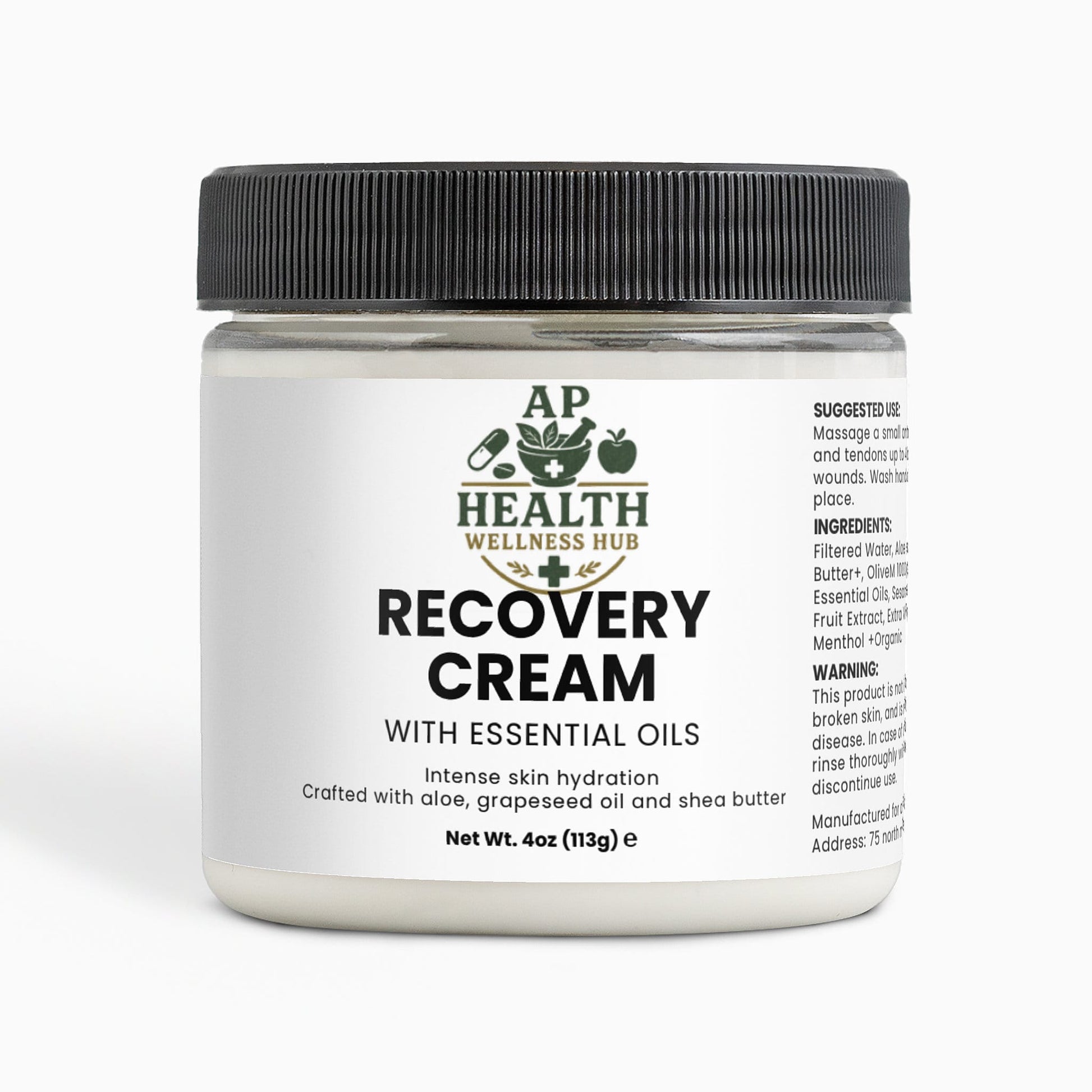 AP health wellness hub Body Care Recovery Cream Recovery Cream - AP health wellness hub
