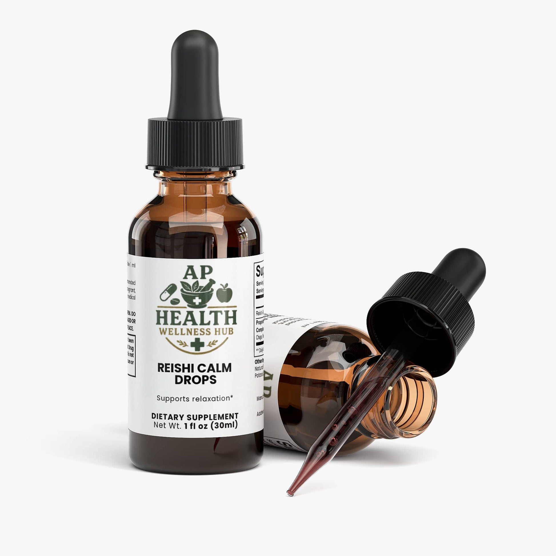 AP health wellness hub Mushroom Products Reishi Calm Drops Reishi Calm Drops - AP health wellness hub