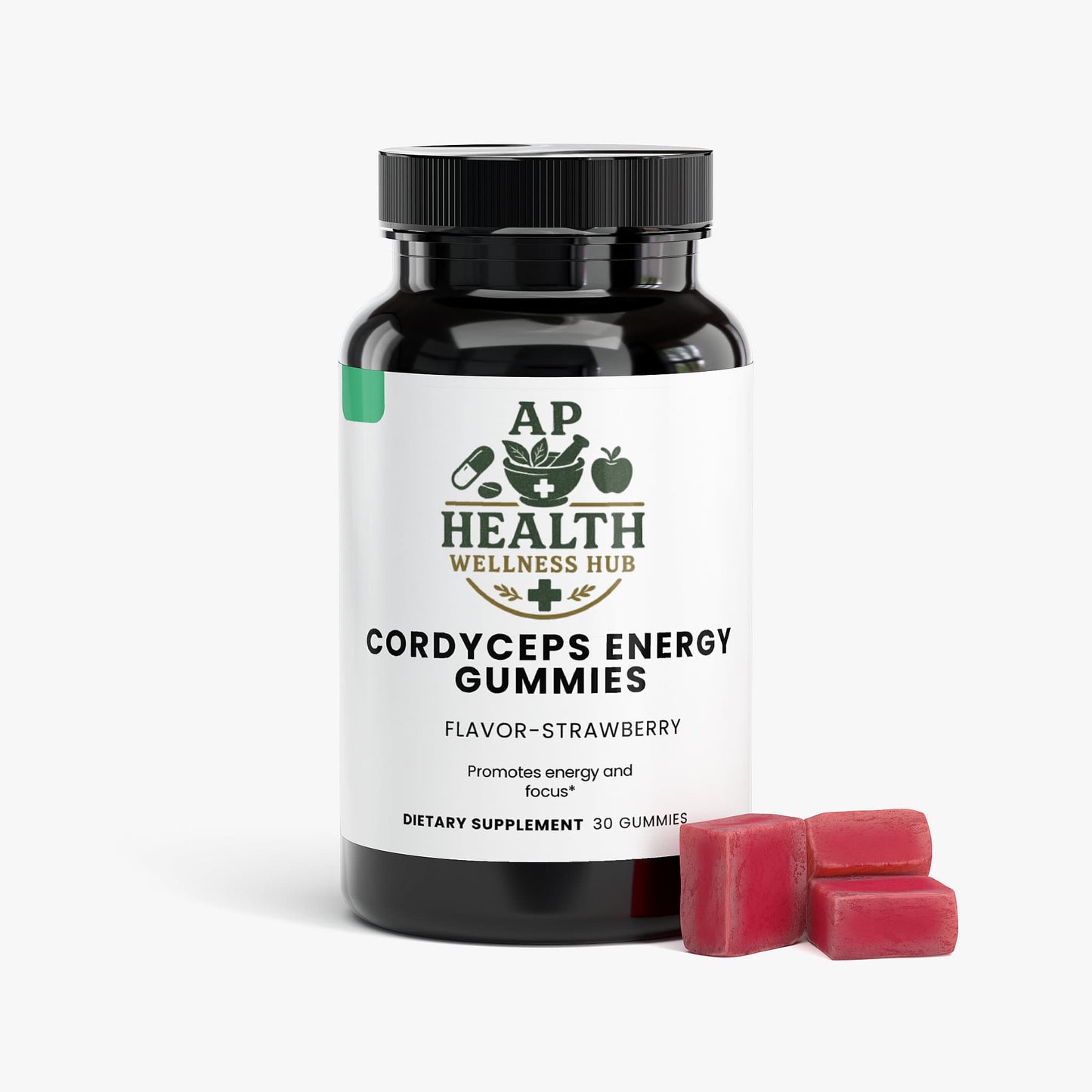 AP health wellness hub Mushroom Products Cordyceps Energy Gummies Cordyceps Energy Gummies - AP health wellness hub