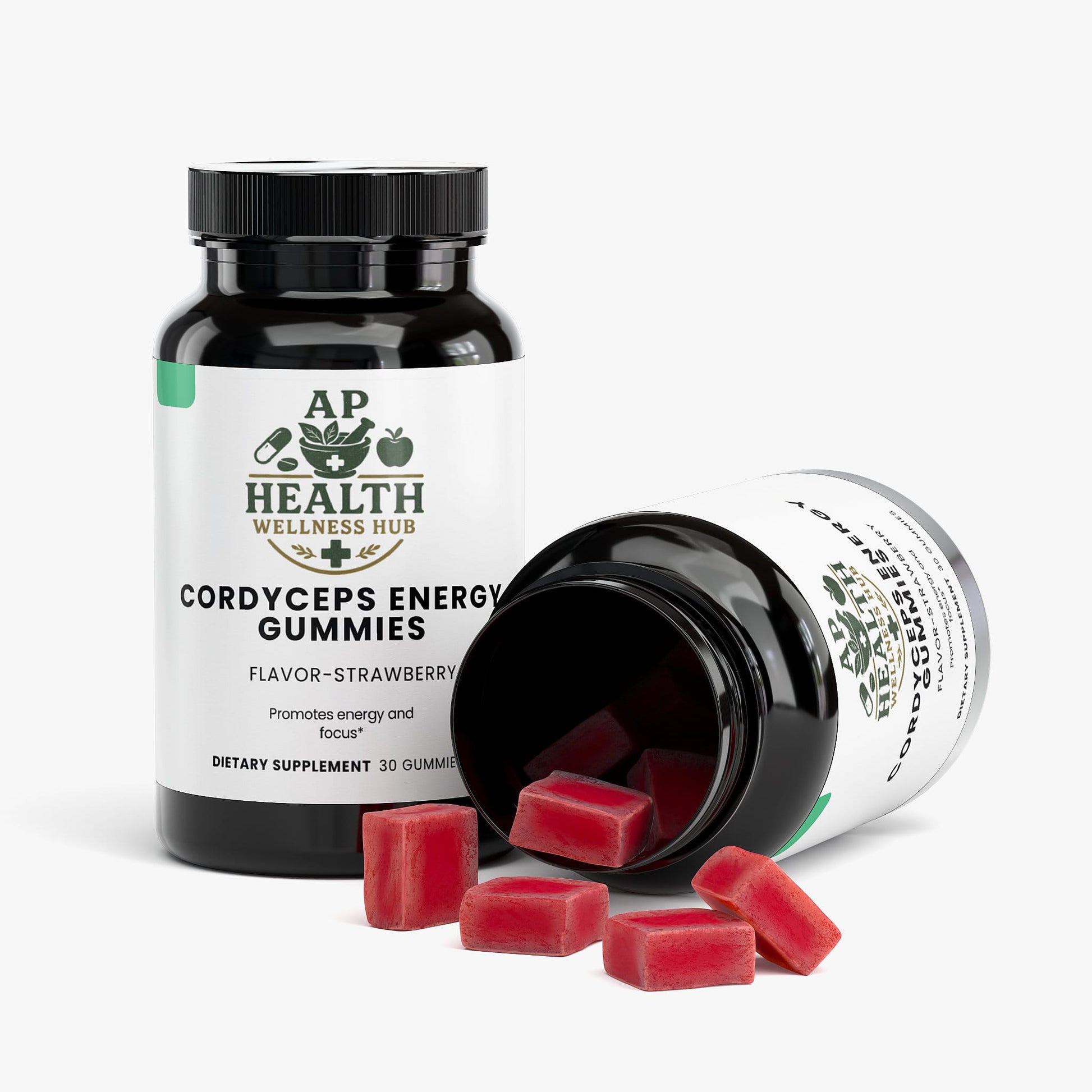 AP health wellness hub Mushroom Products Cordyceps Energy Gummies Cordyceps Energy Gummies - AP health wellness hub