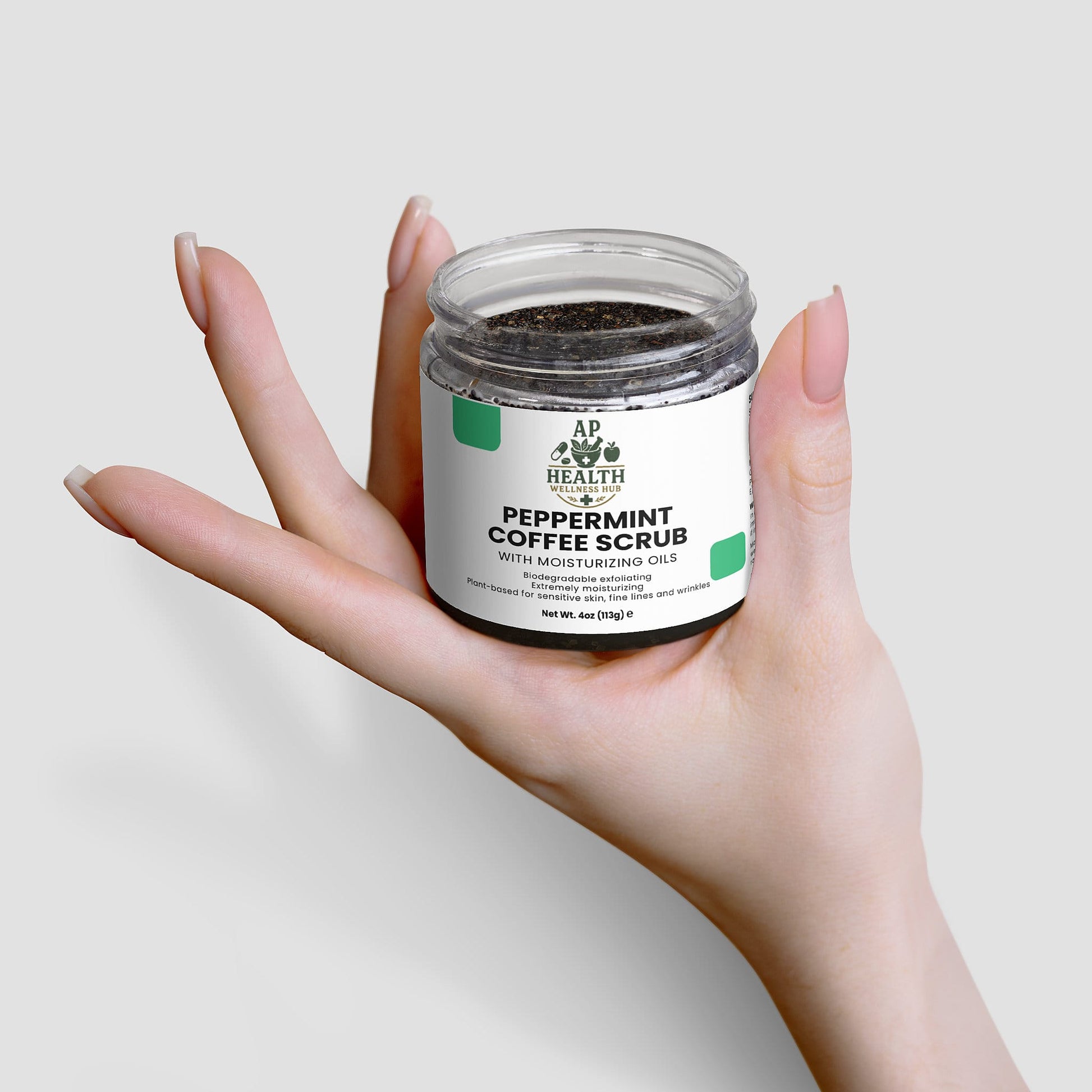 AP health wellness hub Body Care Peppermint Coffee Scrub Peppermint Coffee Scrub - AP health wellness hub