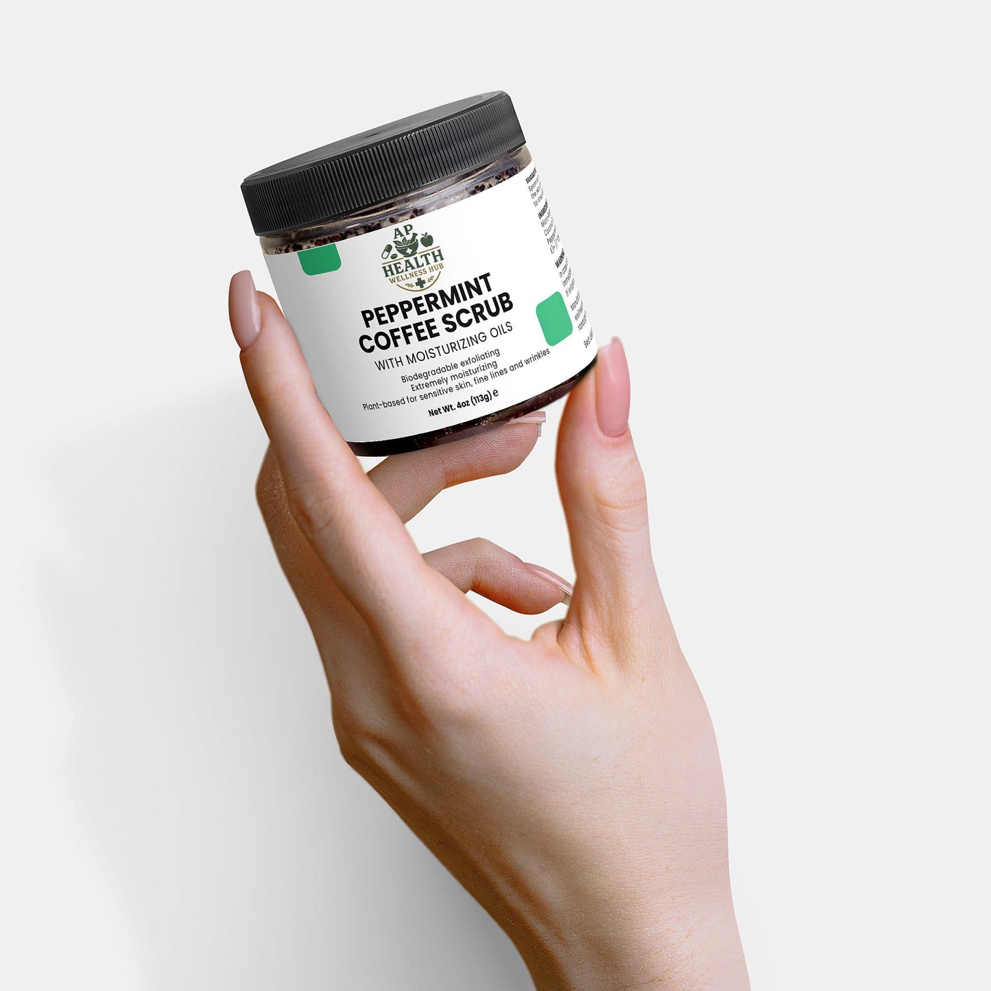 AP health wellness hub Body Care Peppermint Coffee Scrub Peppermint Coffee Scrub - AP health wellness hub