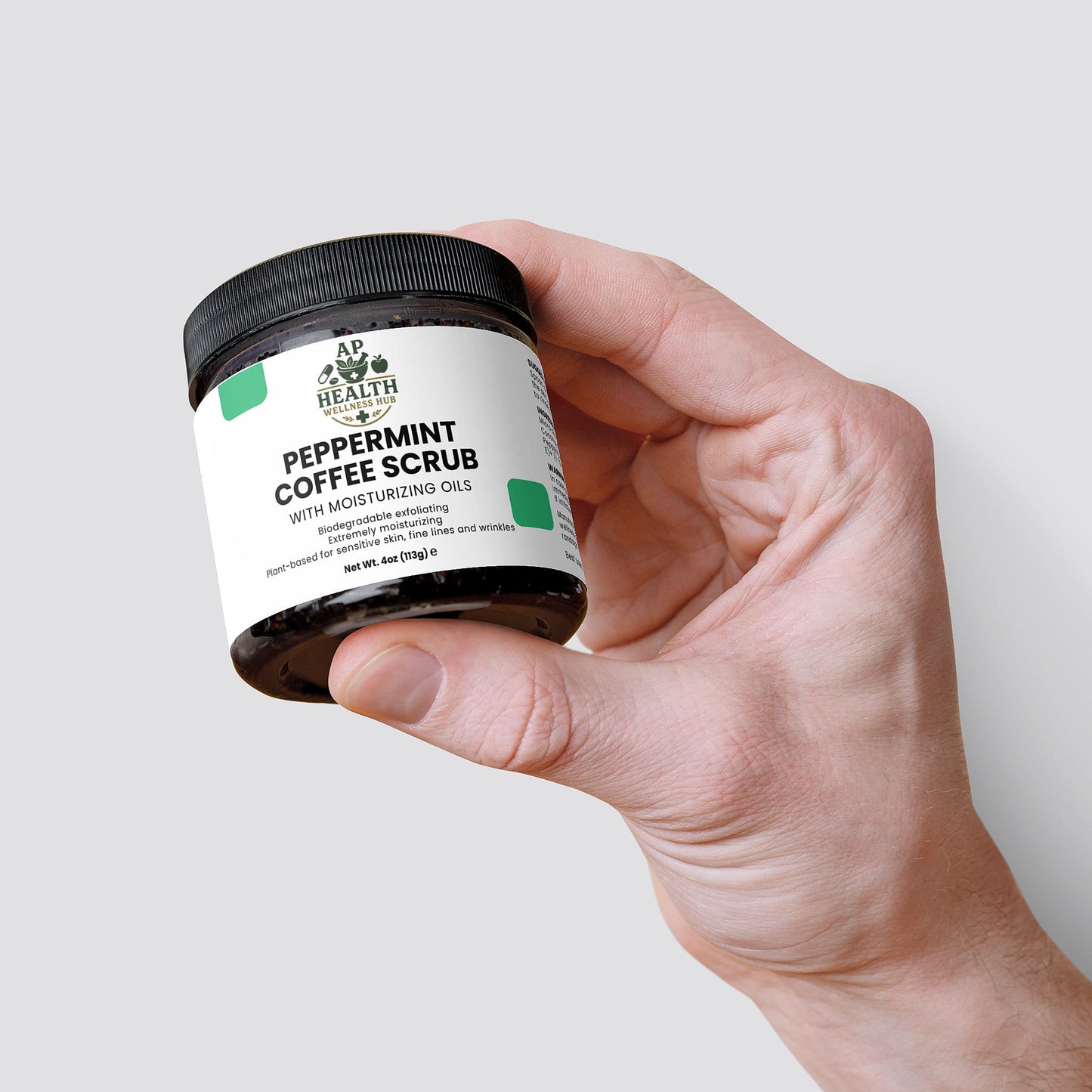AP health wellness hub Body Care Peppermint Coffee Scrub Peppermint Coffee Scrub - AP health wellness hub