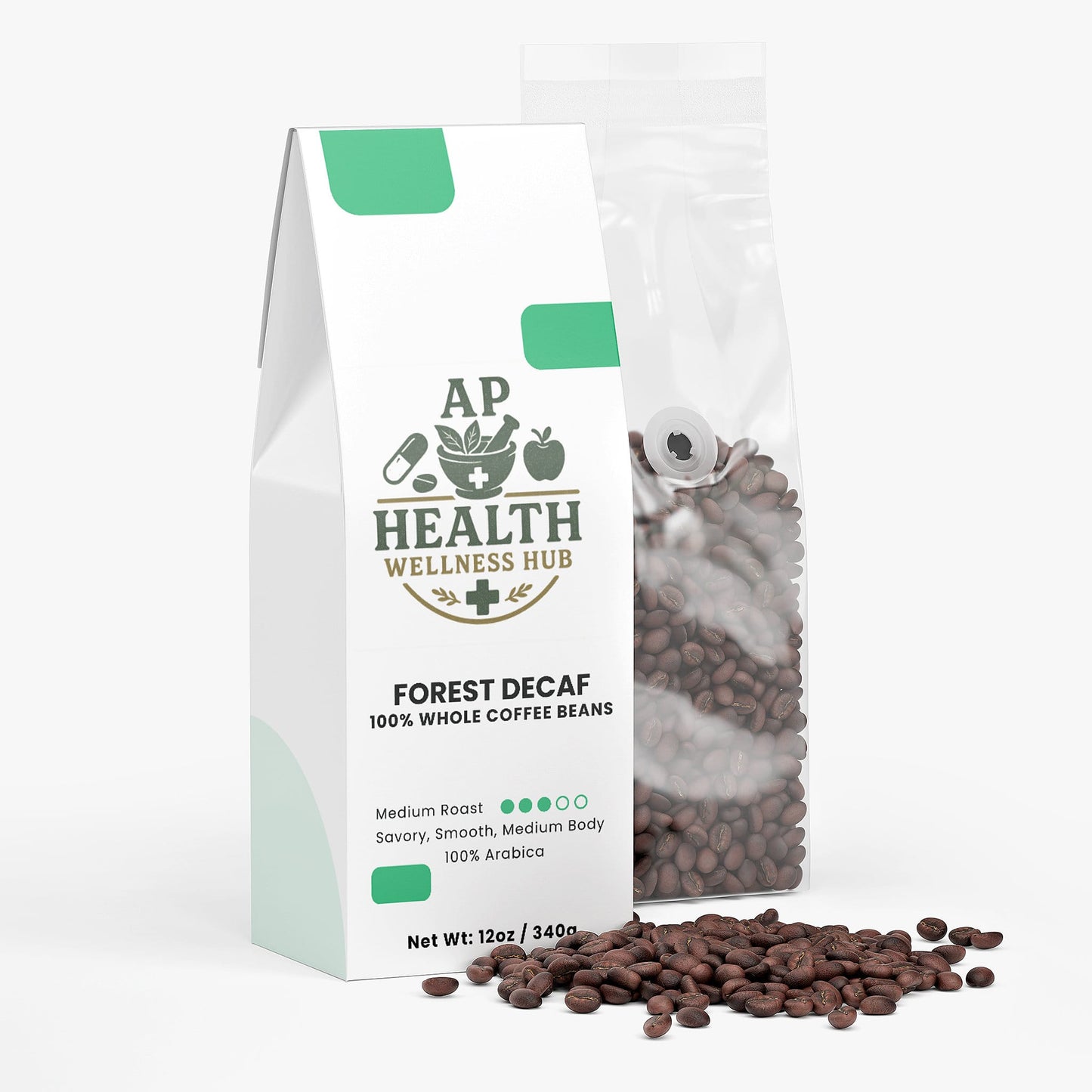 AP health wellness hub Coffee & Tea Forest Decaf Coffee (Medium Roast) Forest Decaf Coffee (Medium Roast) - AP health wellness hub