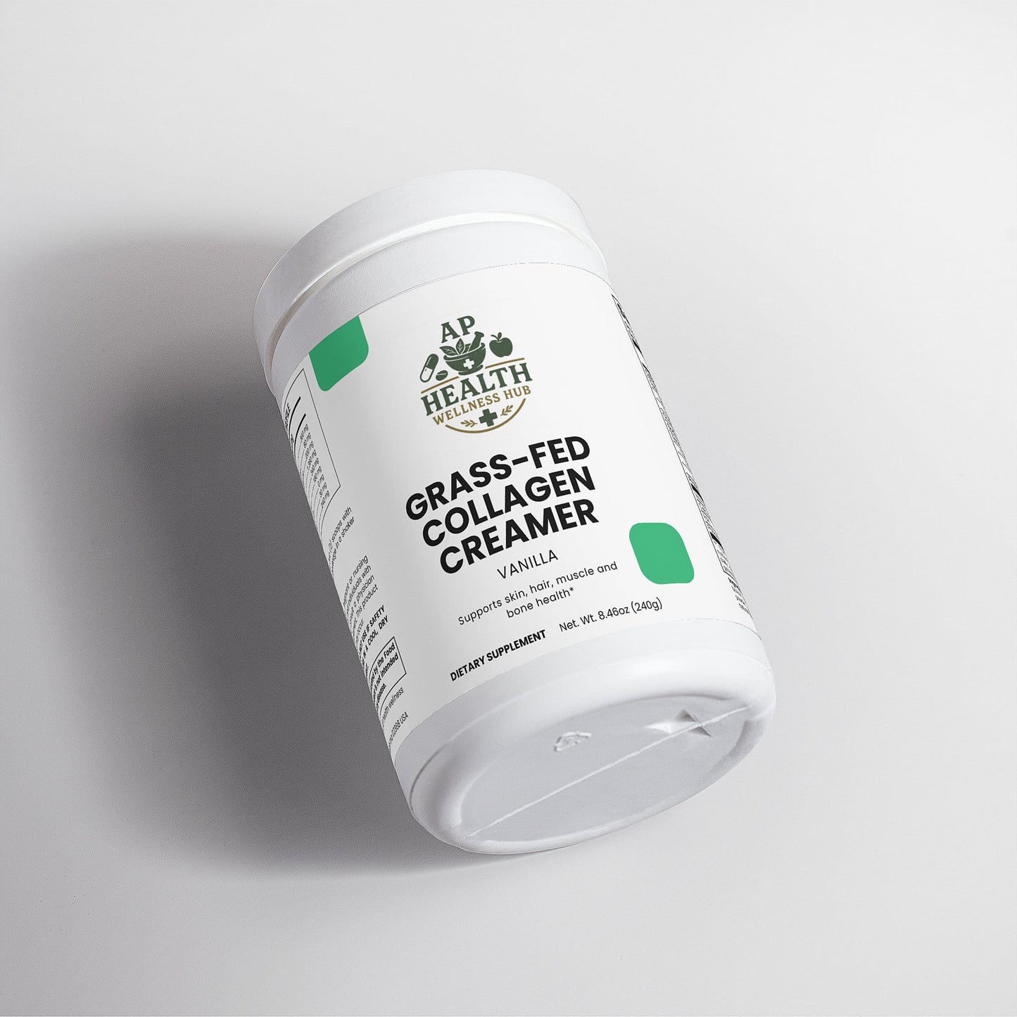 AP health wellness hub Skin, Hair & Nail Health Grass-Fed Collagen Creamer (Vanilla) Grass-Fed Collagen Creamer (Vanilla) - AP health wellness hub