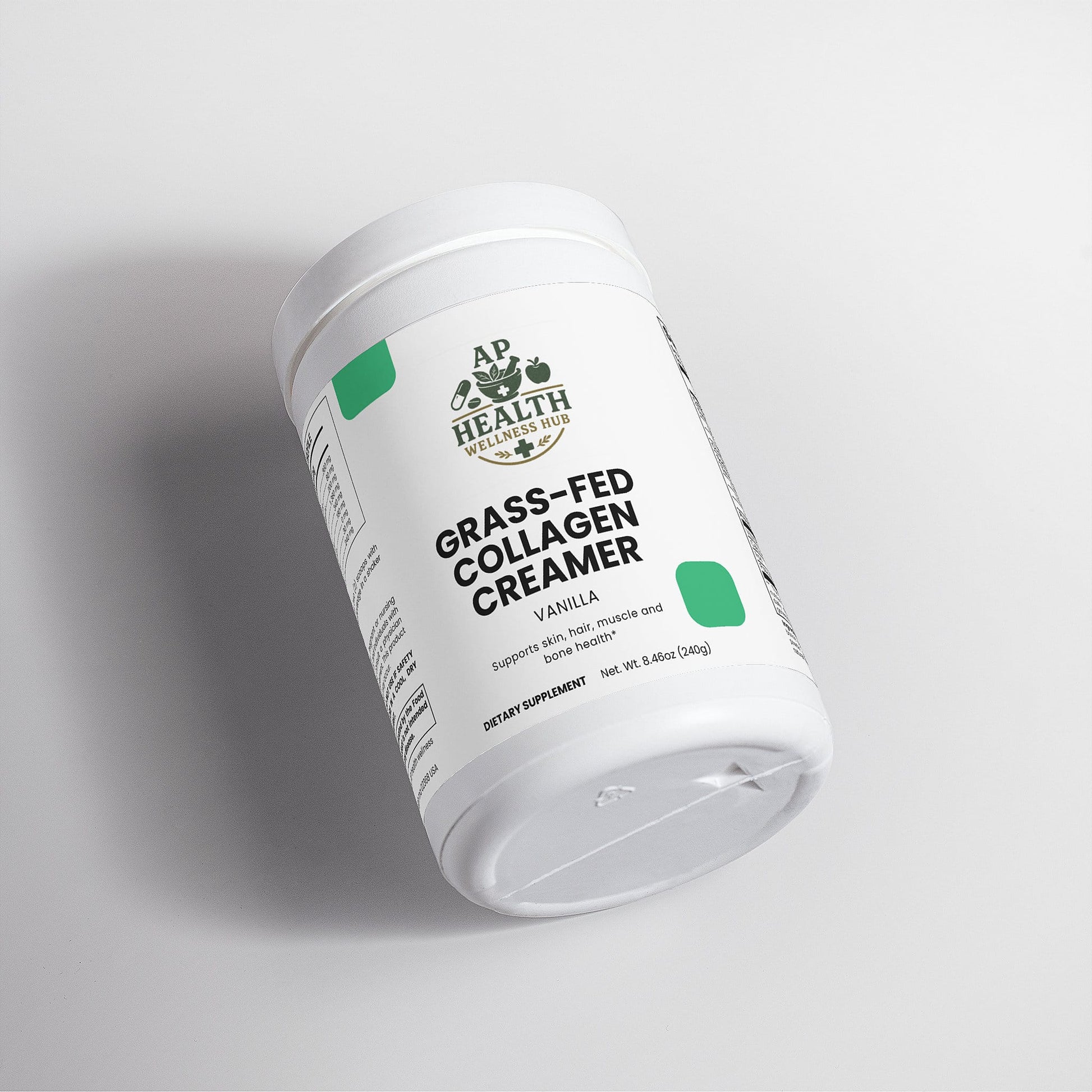 AP health wellness hub Skin, Hair & Nail Health Grass-Fed Collagen Creamer (Vanilla) Grass-Fed Collagen Creamer (Vanilla) - AP health wellness hub