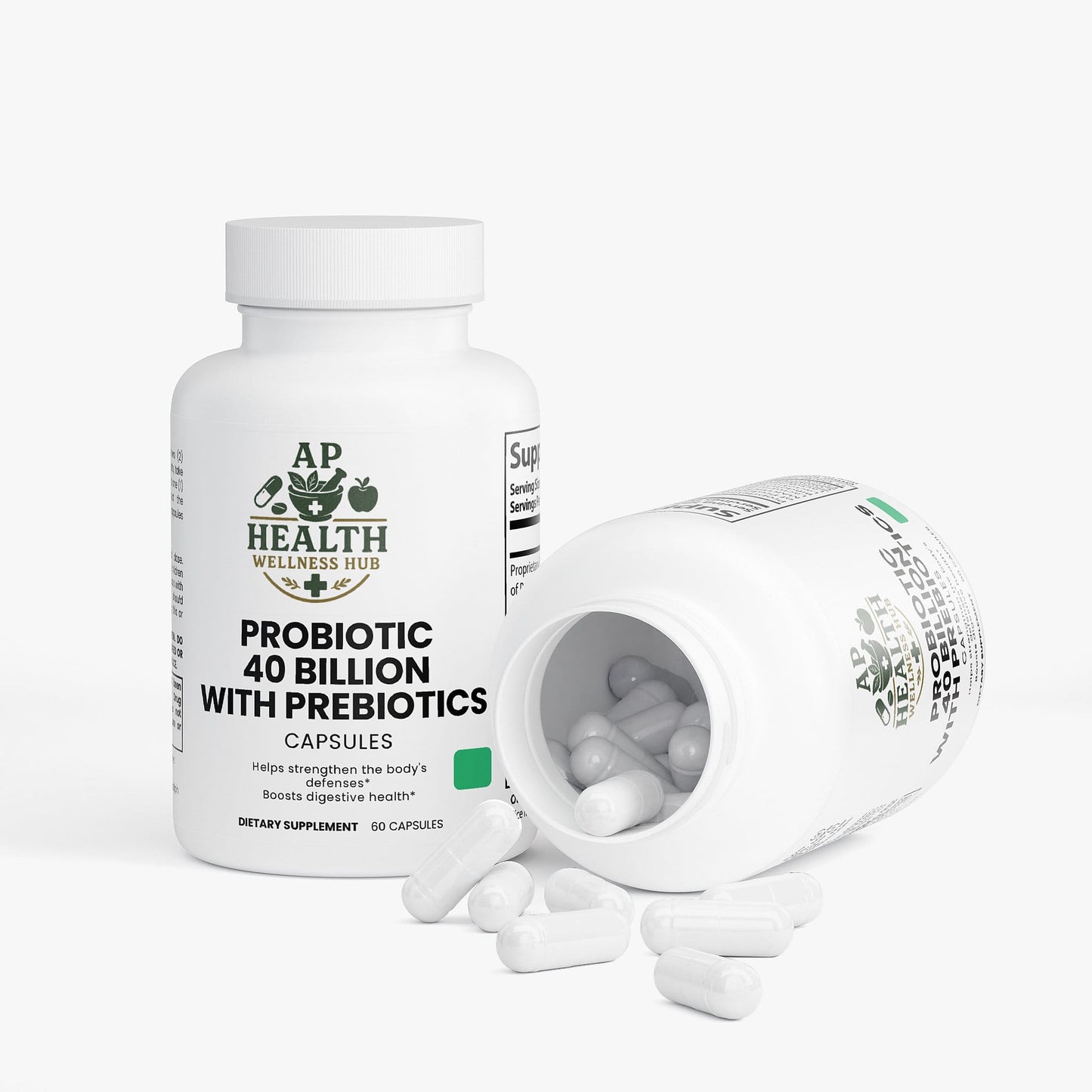 AP health wellness hub Digestive Support Probiotic 40 Billion with Prebiotics Probiotic 40 Billion with Prebiotics
