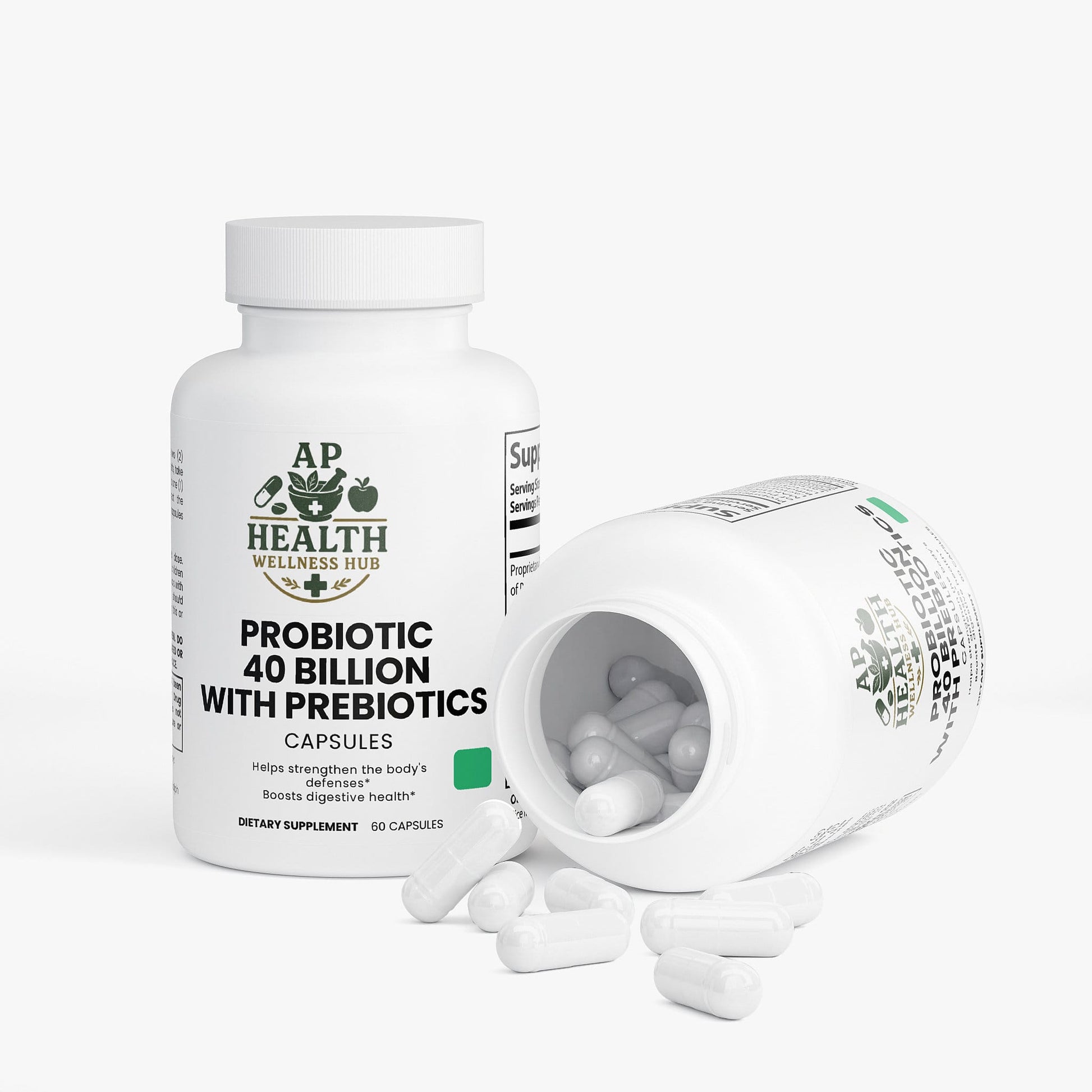 AP health wellness hub Digestive Support Probiotic 40 Billion with Prebiotics Probiotic 40 Billion with Prebiotics