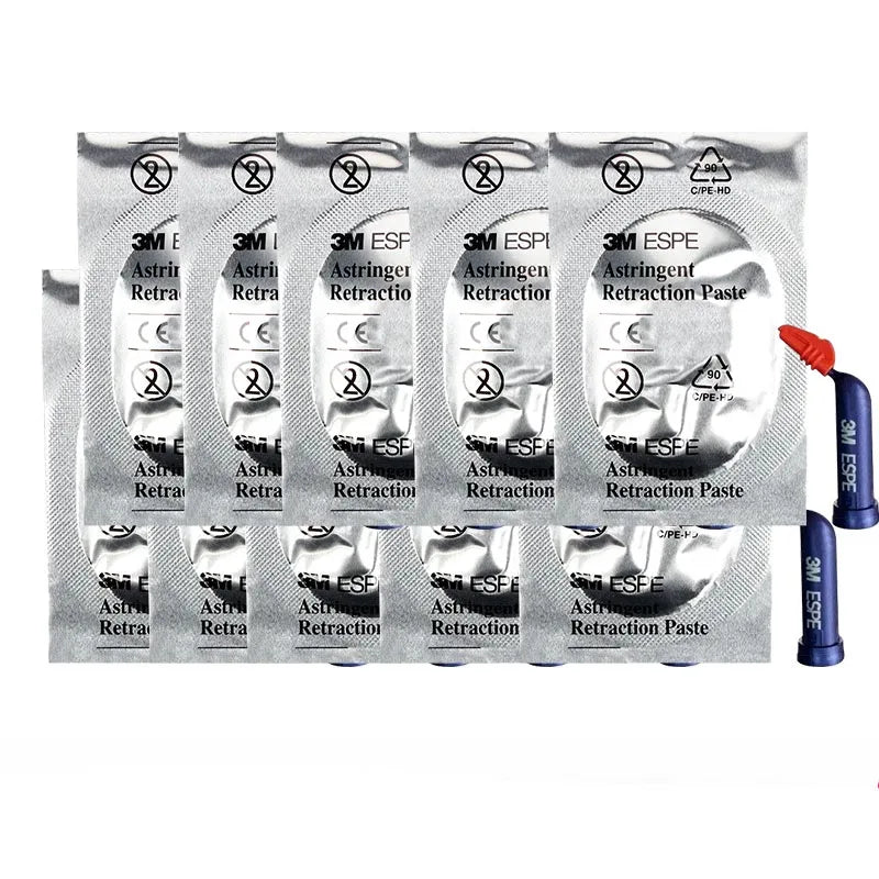Dental Materials 3M ESPE Astringent Retraction Paste 0.3g/piece Hemostatic and Gum Drainage Disposable Supplement Capsule