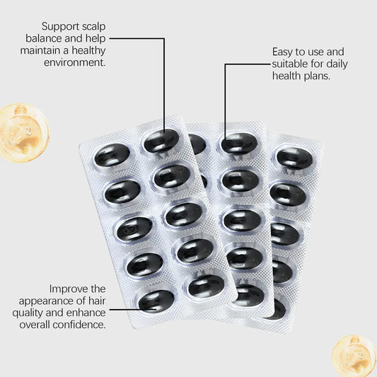 Googeer 30pcs Nourish Scalp Capsules Vitamin C Dietary Supplement Anti Hair Loss Activate Follicles Entrance Hair Growth Capsule