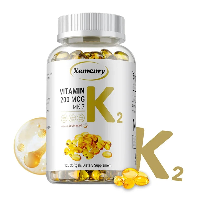 Vitamin K2 MK-7 Supplement - for Immune, Joint, Dental & Heart & Bone Health