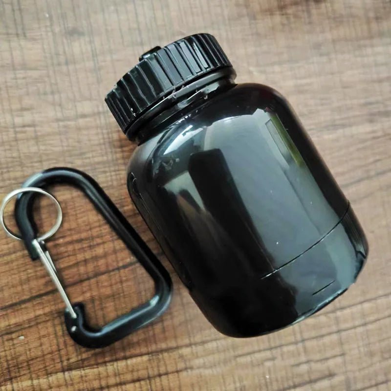 Portable Protein Powder Container Pill Organizer Protein Keychain Sport Nutrition Water Bottle Sport Whey Protein Supplement Cup