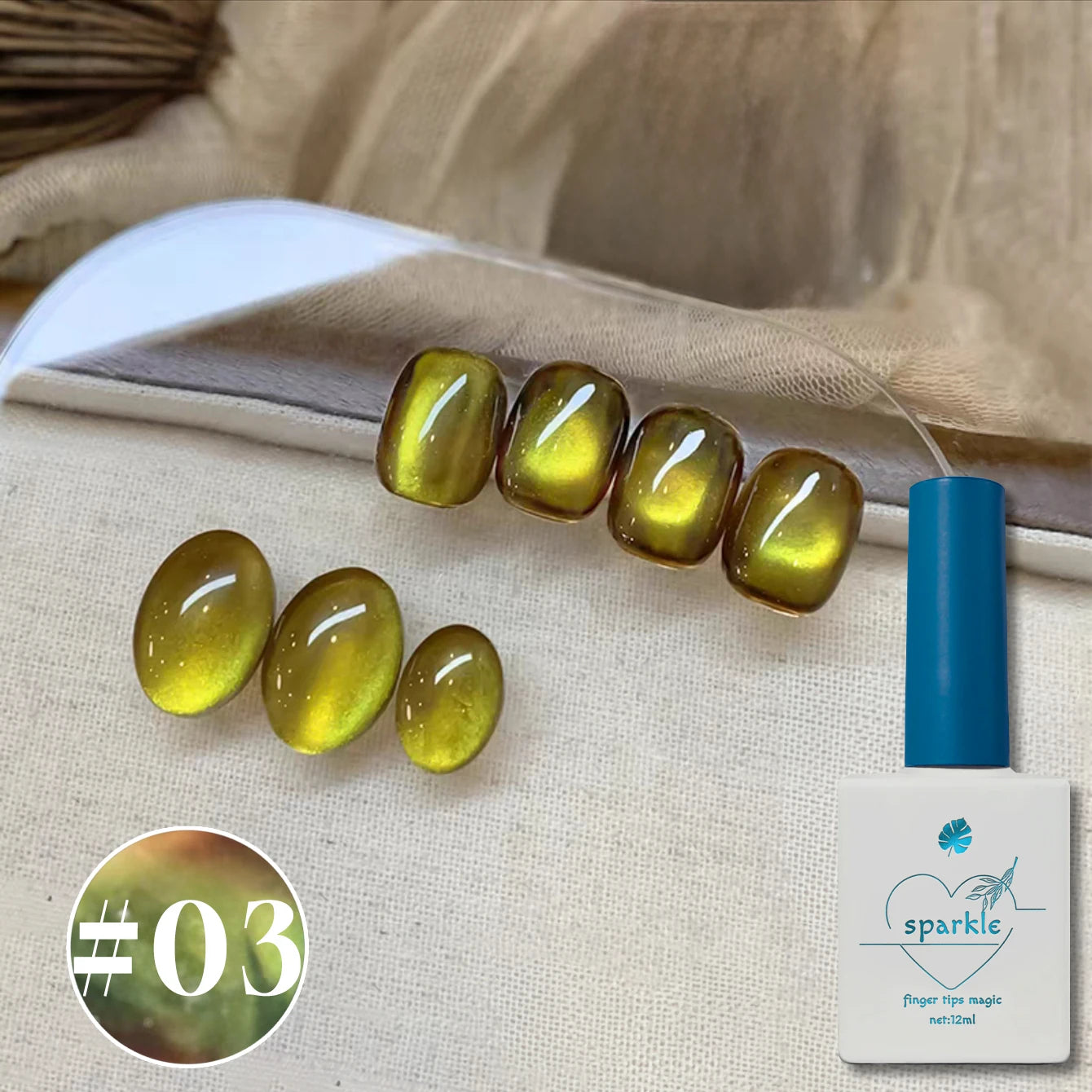 Sparkling Cat Eye Nail Kit