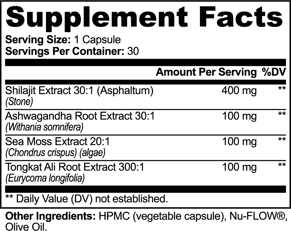 AP health wellness hub Specialty Supplements Shilajit Adaptogen Complex Shilajit Adaptogen Complex - AP health wellness hub