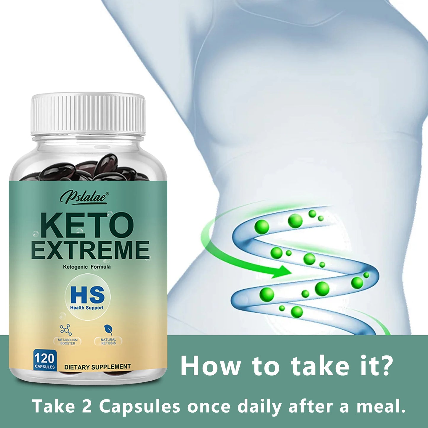 Keto Capsules - Boost Immunity, Burn Belly Fat, Provide Energy, Healthy Weight Loss, Appetite Suppressant - 120 Capsules