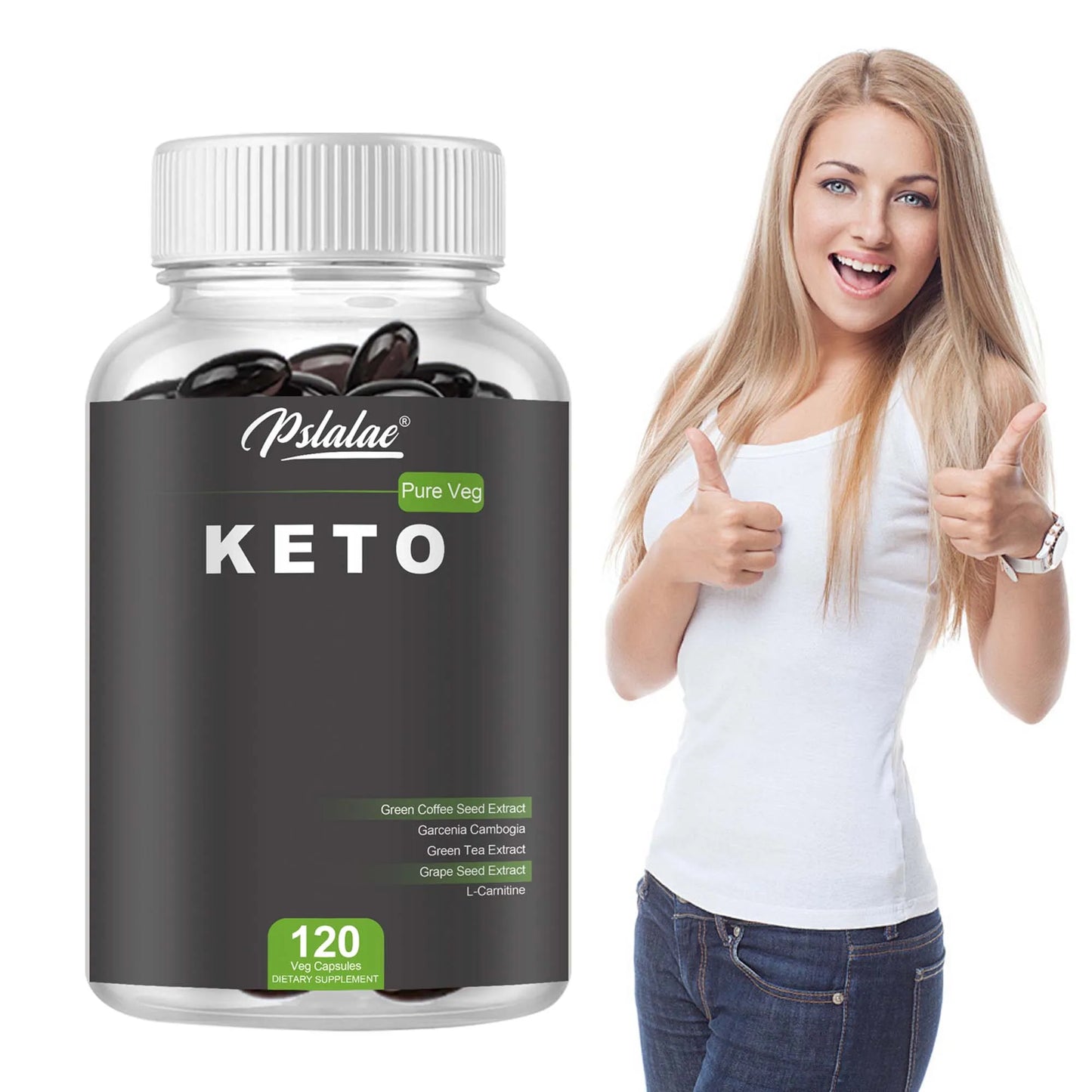 Keto Capsules - Weight Loss, Appetite Suppressant, Immunity Boosting and Fat Burning Product - 120 Capsules