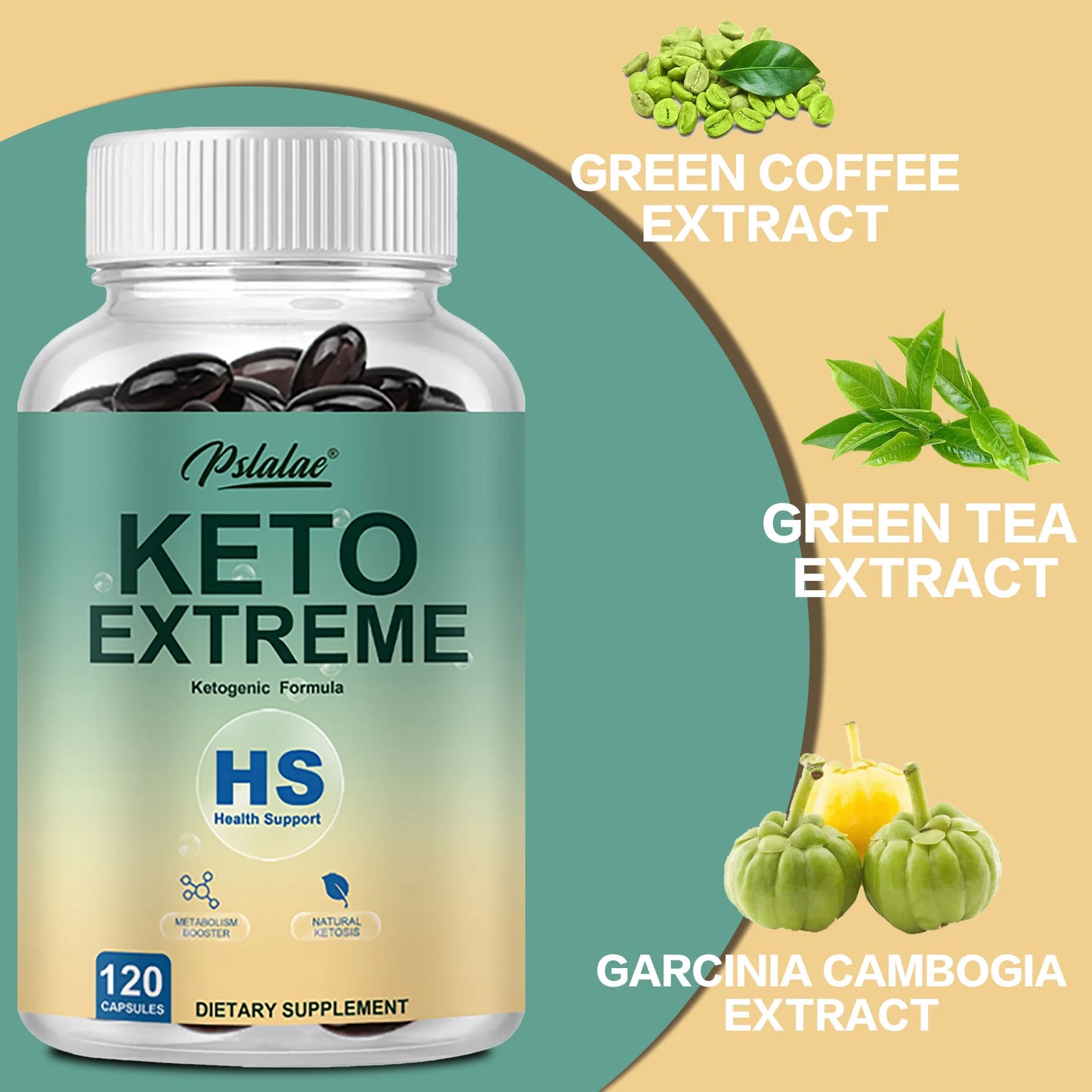 Keto Capsules - Boost Immunity, Burn Belly Fat, Provide Energy, Healthy Weight Loss, Appetite Suppressant - 120 Capsules