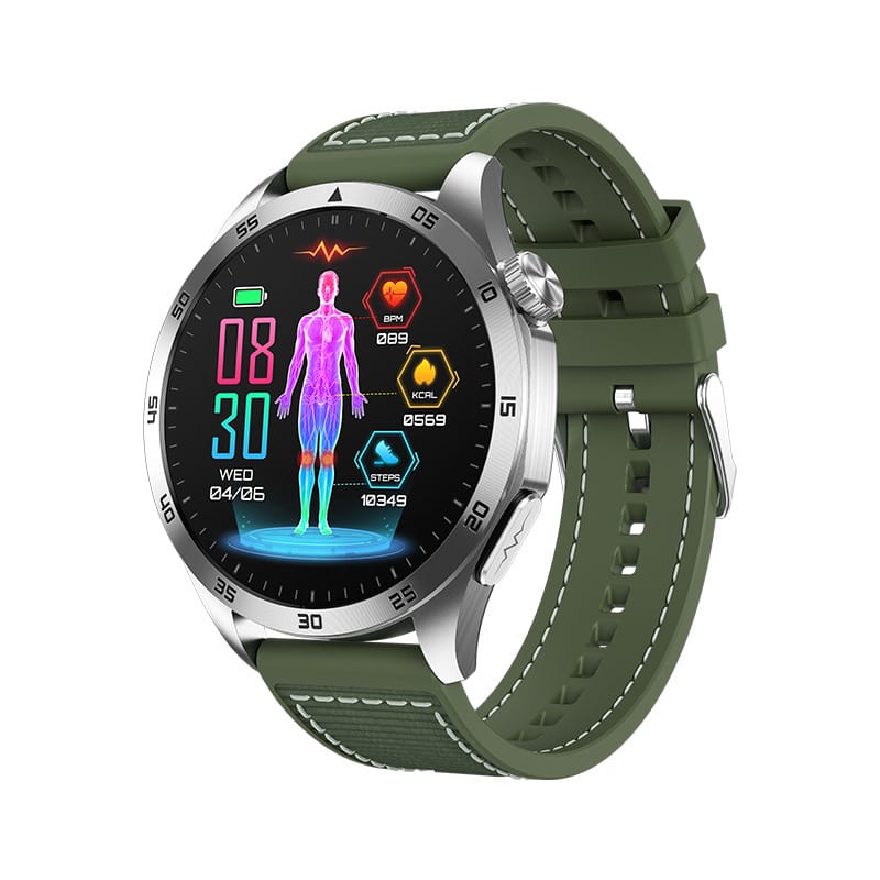 AP health wellness hub silver green nylon
