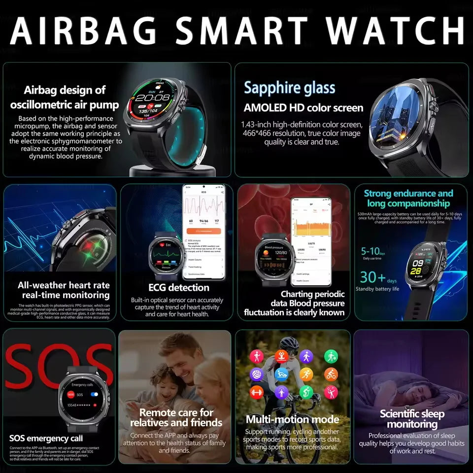 Smart Health Watch for Men
