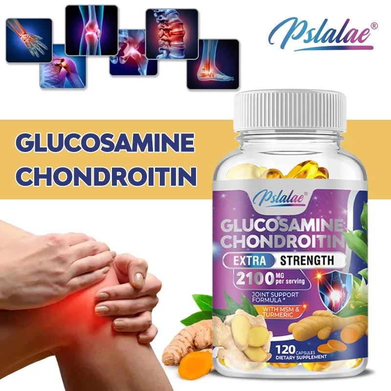 Glucosamine Chondroitin MSM Turmeric Boswellia - Joint Health and Joint Function Support - Glucosamine Sulfate Mobility FormulaC