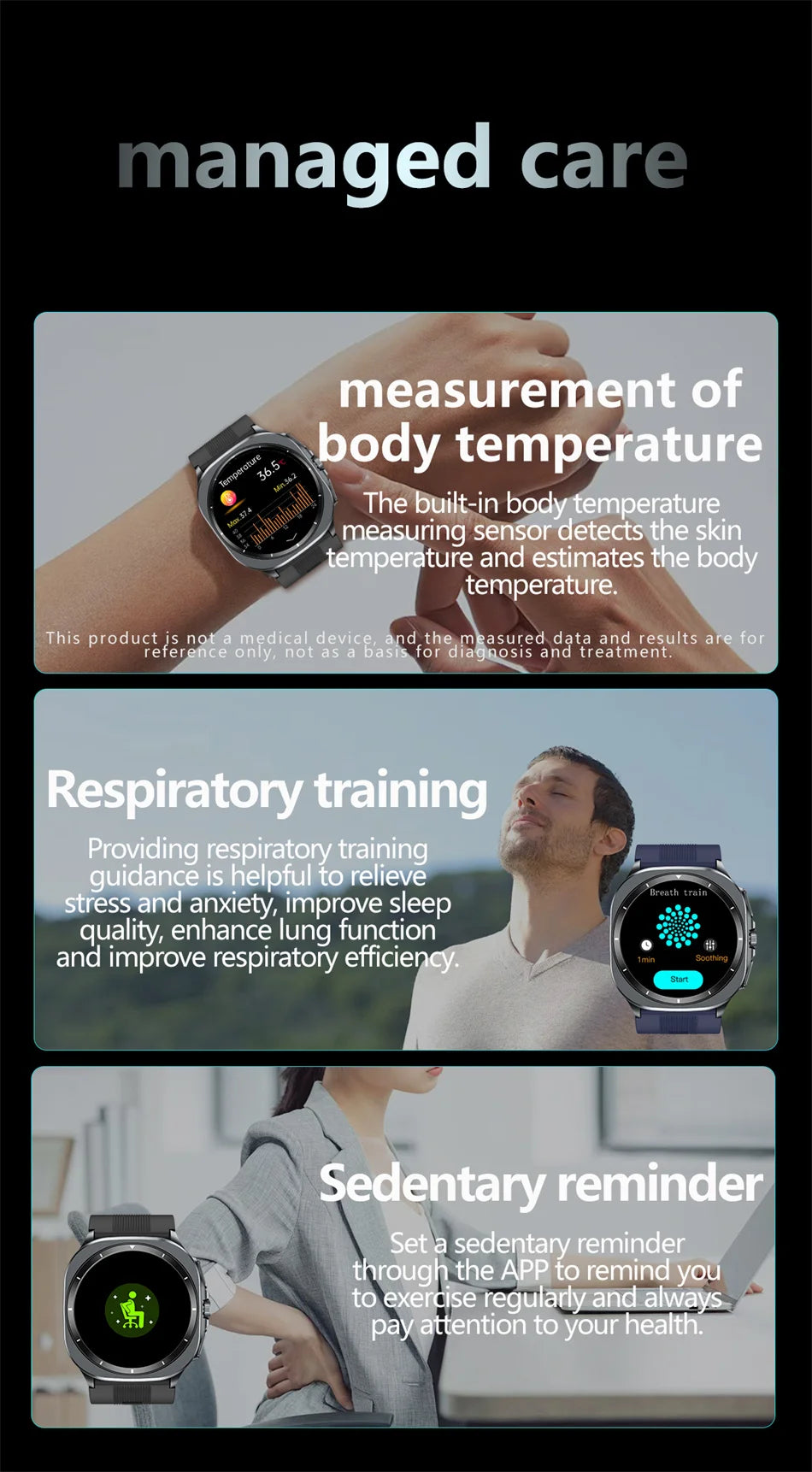 Smart Health Watch for Men