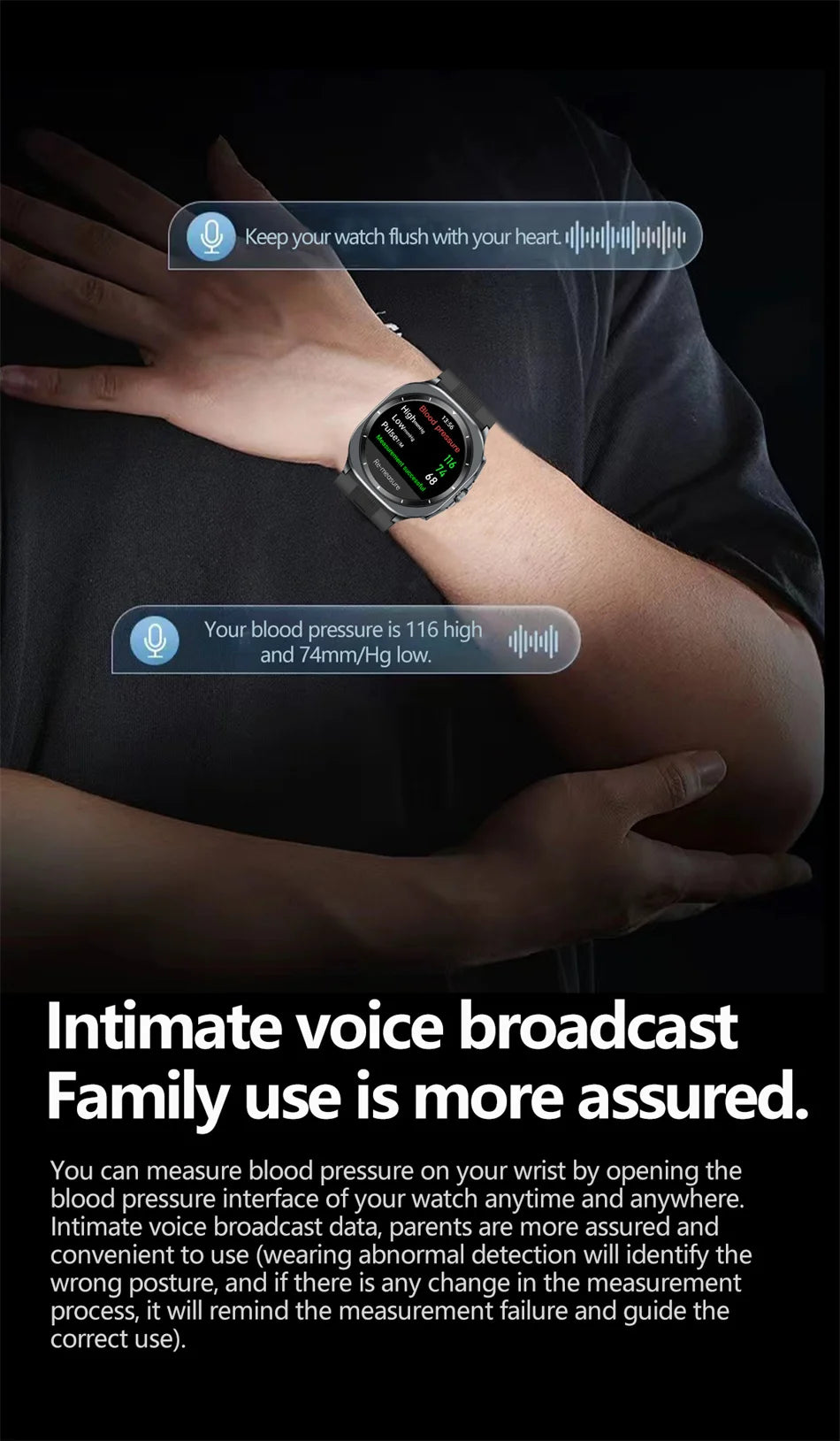 Smart Health Watch for Men