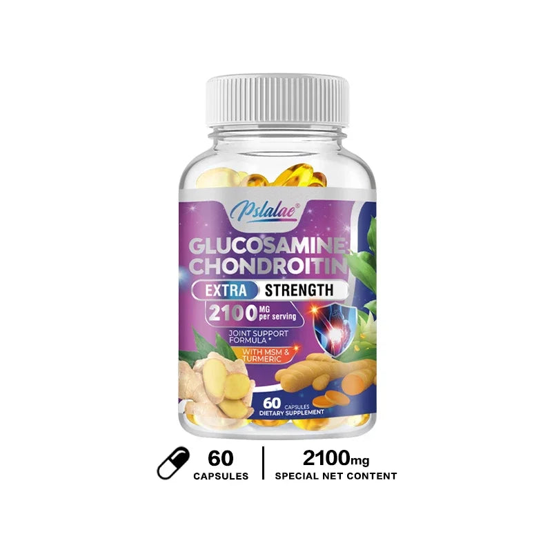 Glucosamine Chondroitin MSM Turmeric Boswellia - Joint Health and Joint Function Support - Glucosamine Sulfate Mobility FormulaC